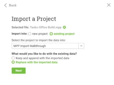 Import a Project